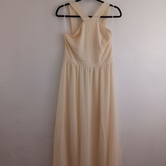 Lulus Air of Romance Cream Maxi Dress size L - Picture 2 of 11